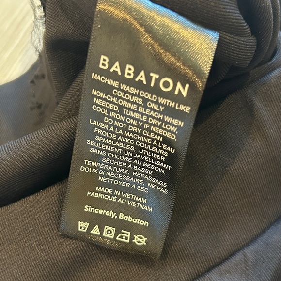 Aritzia Babaton Women’s Black Contour Mini Skirt - Small - Picture 4 of 4